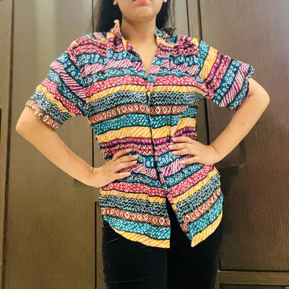 Boho printed shirt - Picture 2 of 5
